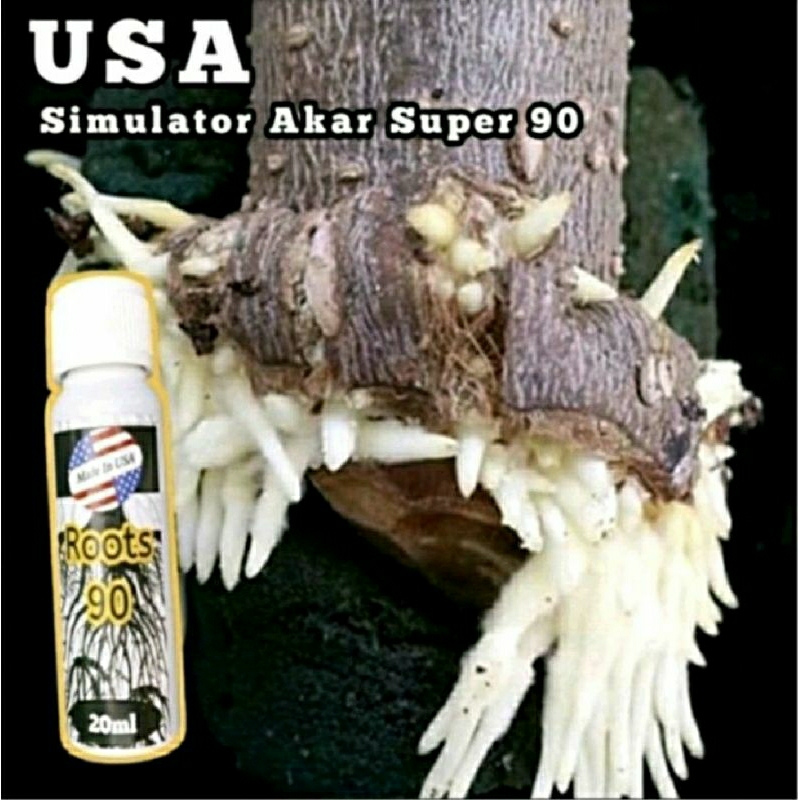 ROOTS 90 USA 20ML 60ML 100ML perlebat & pemicu akar cepat keluar akar 2/3 hari akar cepat berkembang