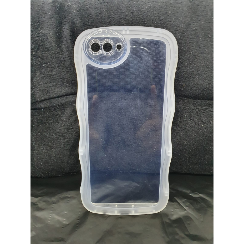 SOFTCASE GELOMBANG CLEAR CASE BENING OPPO A3S