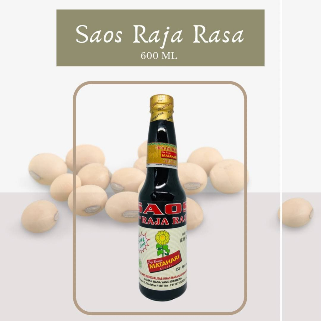 

Saos Raja Rasa | Cap Bunga Matahari (600ML) | Halal 100%