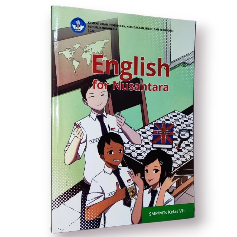 BUKU PELAJARAN ENGLISH FOR NUSANTARA UNTUK SMP KELAS VII DIKNAS KURIKULUM MERDEKA