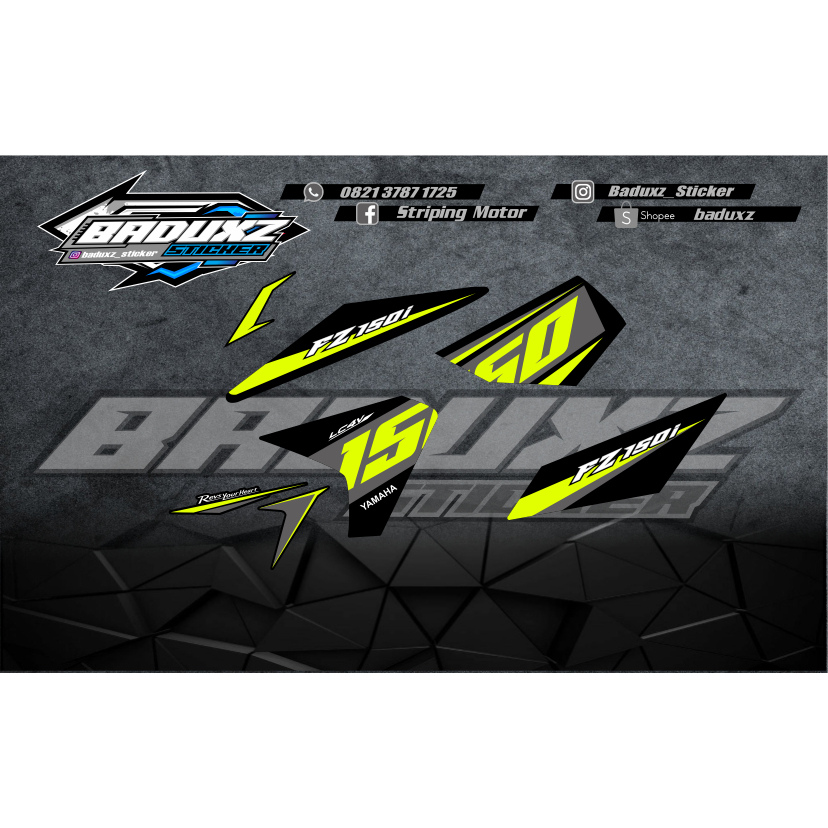 STRIPING VIXION NVL VIXION NEW STRIPING MOTOR CUSTOM VARIASI TERBARU NVL MURAH BERKUALITAS MOVISTAR