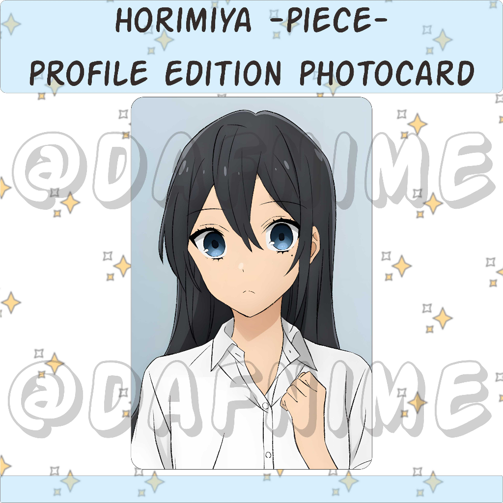 HORIMIYA PIECE PROFILE EDITION PHOTOCARD ANIME