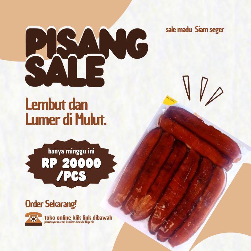 

SALE,PISANG,MADU,Rasa Manis,Kualitas,Terjamin,Bisa,Cod