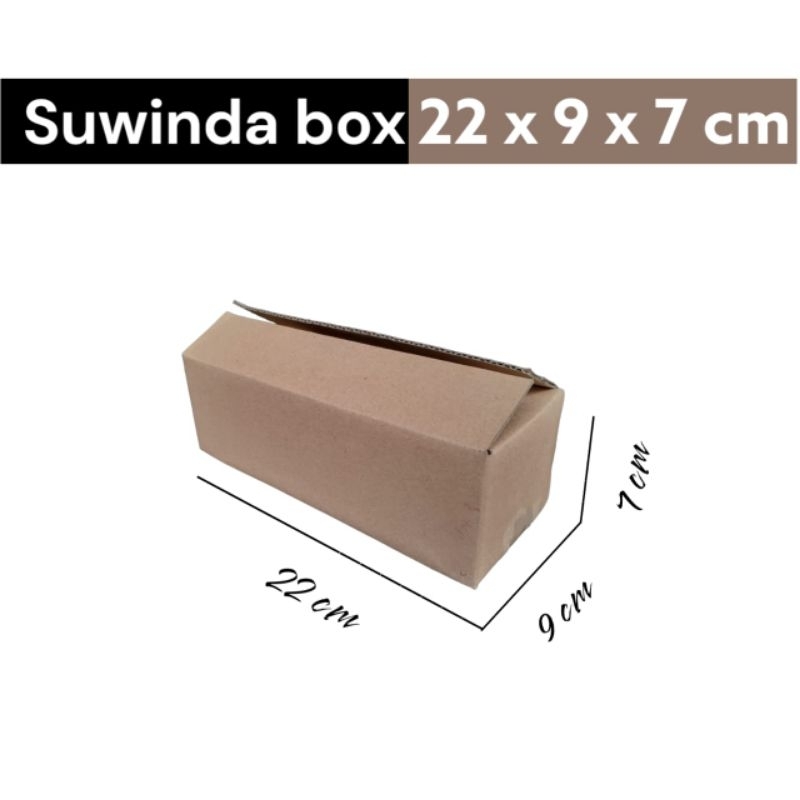 

Kardus karton uk. 22x9x7 cm Kotak Box ST single wall untuk packing Souvenir -dll