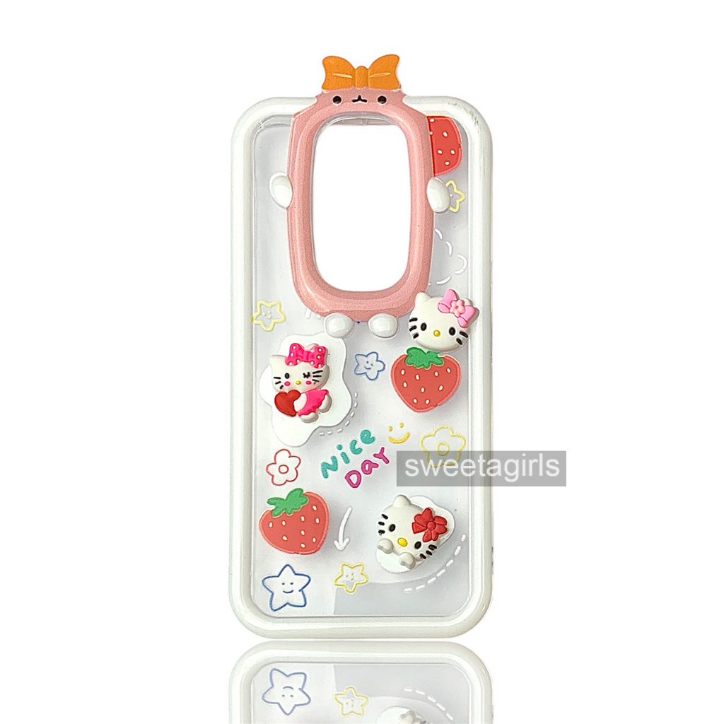 Softcase Transparan Bumper Candy untuk Oppo A5 (2020) / Oppo A9 (2020) ( Sama Bentuk dan ukuran ) - Sweetacase.id - Casing Lucu - Kesing Cewek - Casing Lembut - Case Bening - Lucu - Gemoy