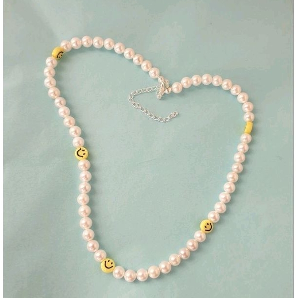 KALUNG MUTIARA PRIA WANITA KALUNG PEARL NAKLACE KALUNG LUCU ASESORIS PRIA WANITA