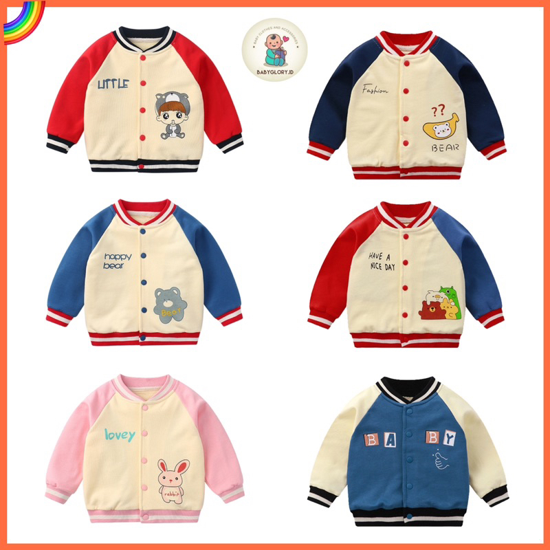 Babyglory.id ✨Jaket Anak Cowok Cewek Unisex Import / Jaket Bayi / Hoodie Anak / Jaket Anak / Bayi b