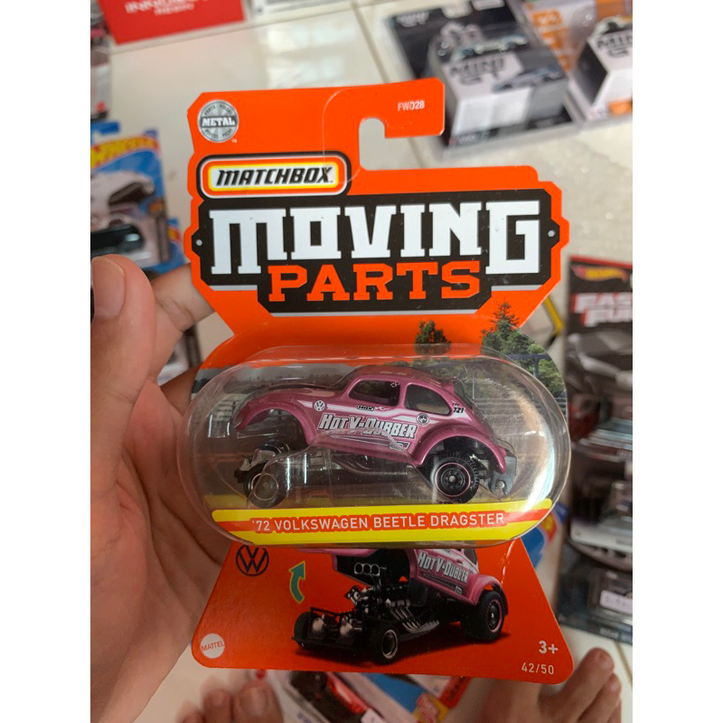 matchbox volkswagen vw beetle dragster pink dan hw pagani