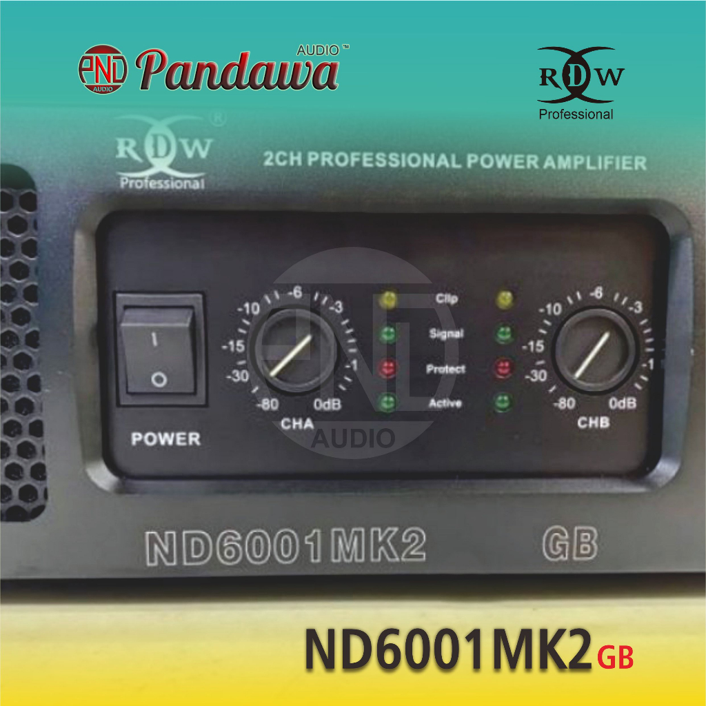 Power RDW ND6001MK 2 / Power Amplifier / ND6001 MK2