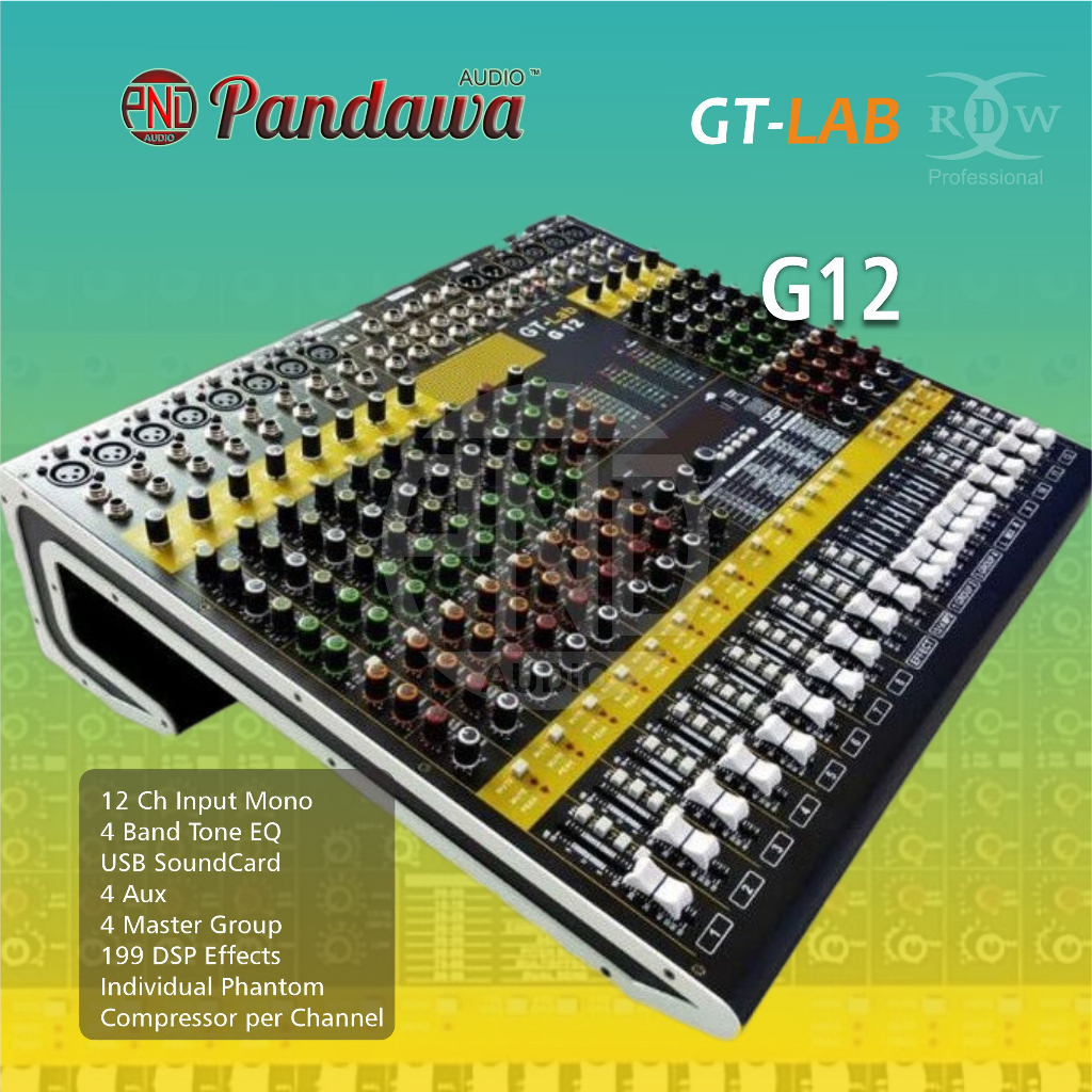 GT Lab G12 gen2 / Mixer 12 Channel by RDW
