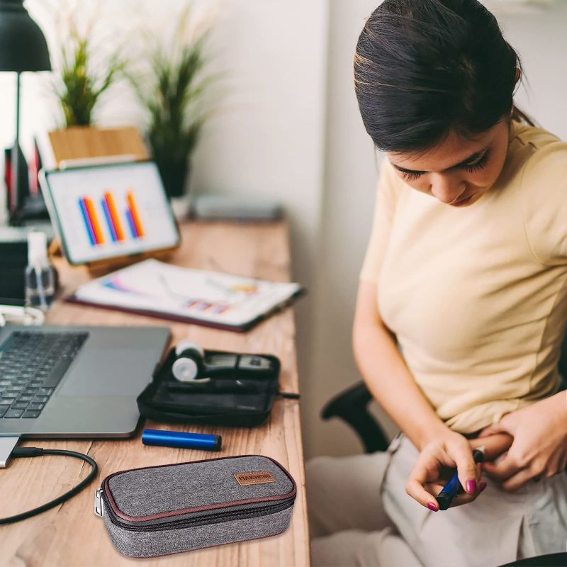 Tas Insulin Portable Pendingin Insulin Tas Tempat Insulin Insulin Cooler Bag Tas Penyimpanan Insulin