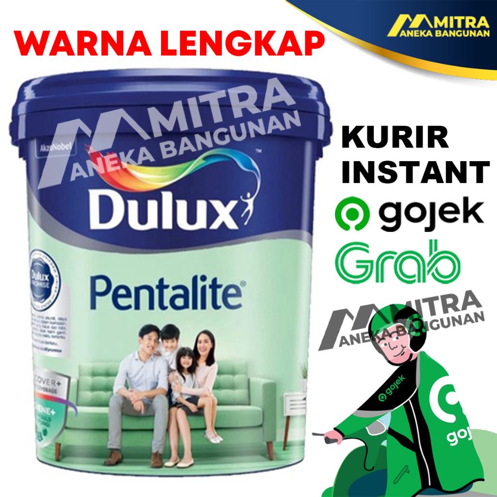 [OJEK] CAT TEMBOK DULUX PENTALITE 20 LITER PAIL / CAT TEMBOK INTERIOR DULUX
