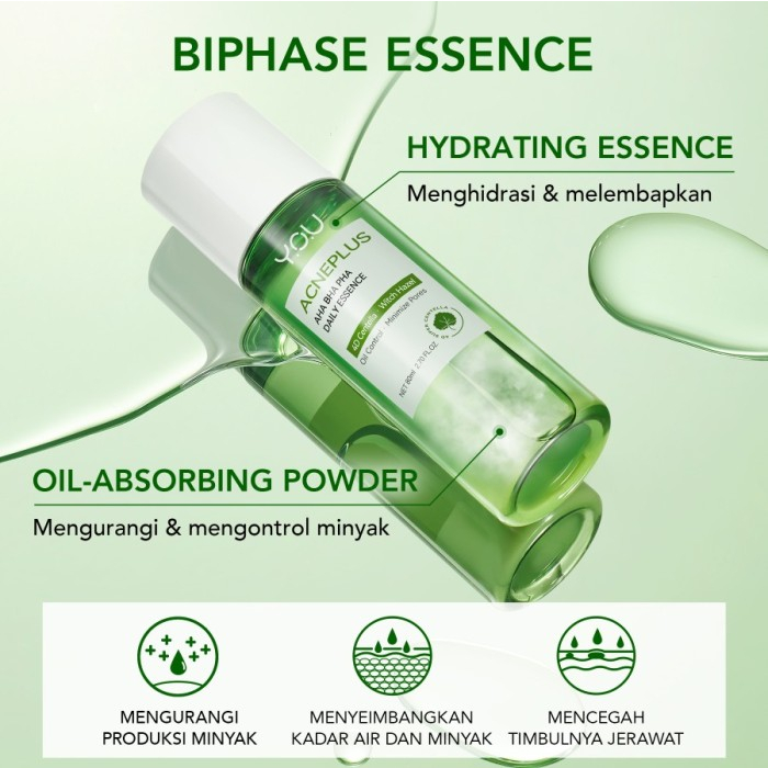 YOU ACNE PLUS AHA BHA DAILY ESSENCE