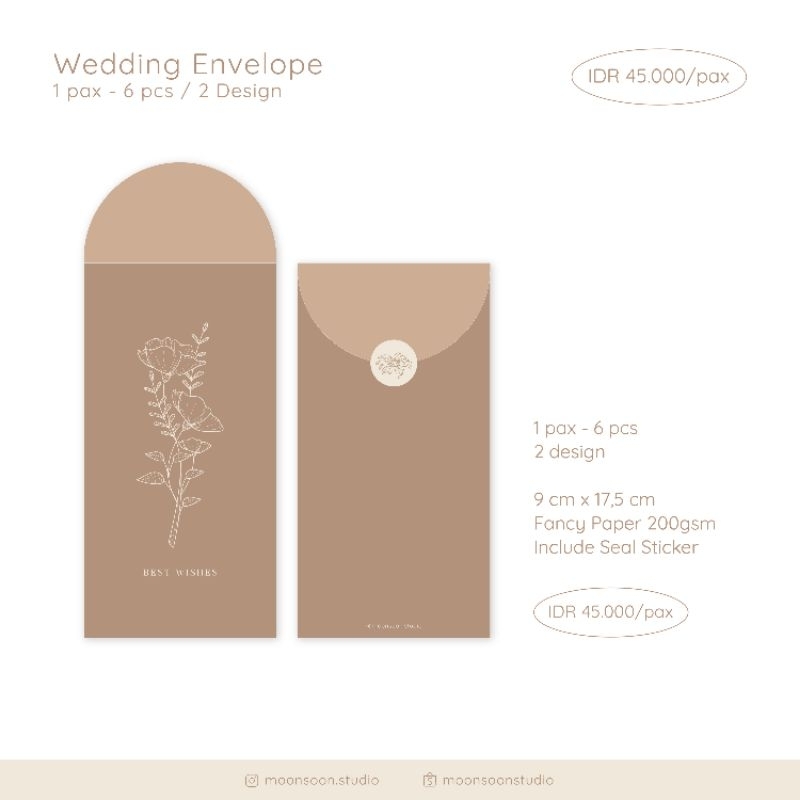 

Amplop wedding / Wedding envelope potrait