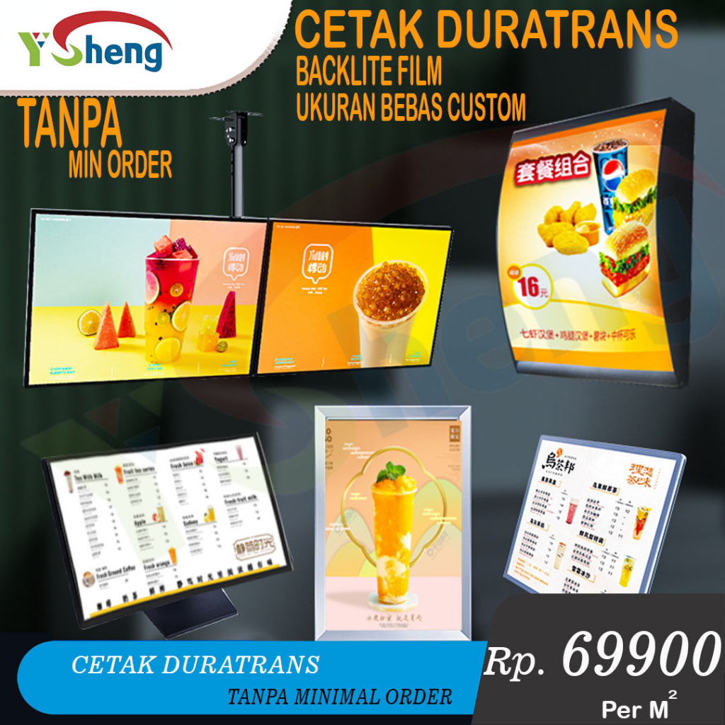 

Cetak DURATRANS UV / Print Backlite DURATRANS UV TIDAK ADA MINIMAL ORDER