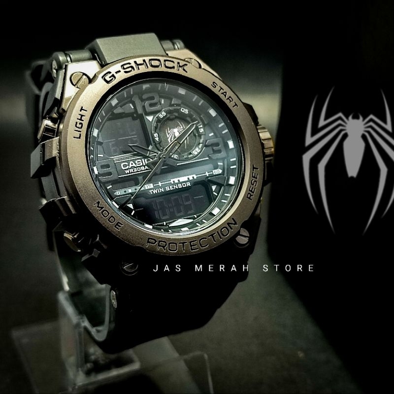 Jam Tangan Spider-Man X G Shock GST Black