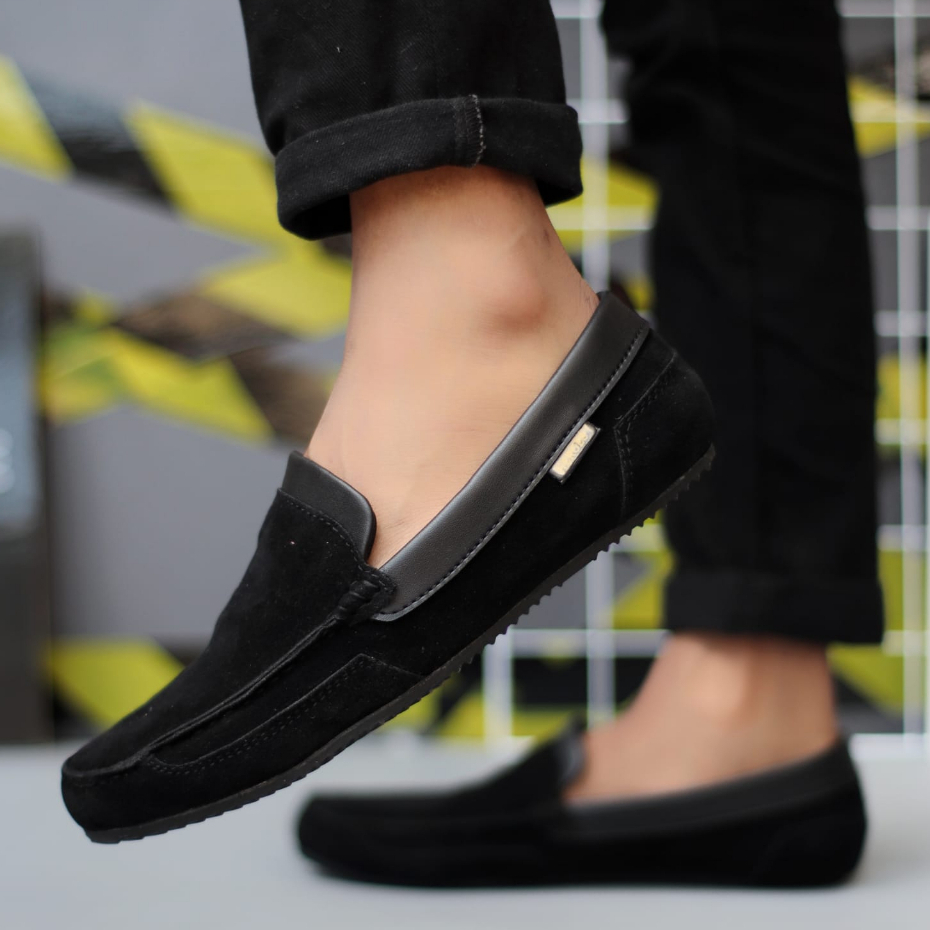 Sepatu Casual Slip-on Hitam Kerja Pria Crafs Kilian