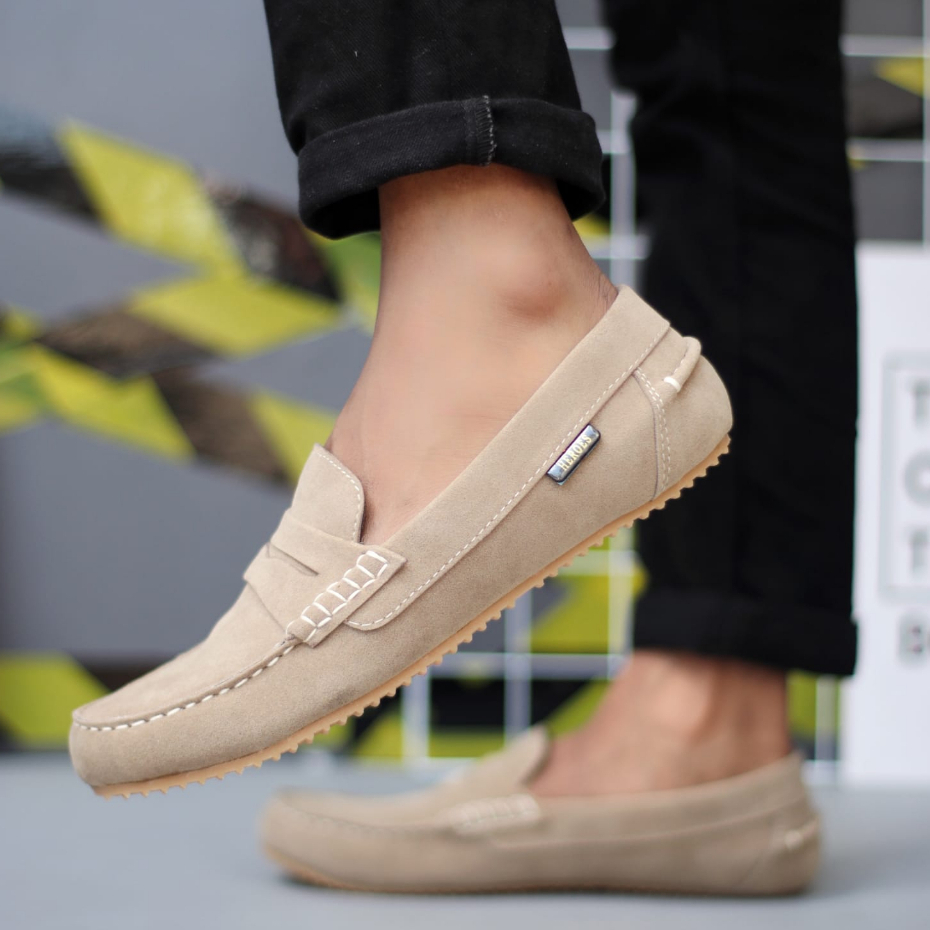 Sepatu Slip-on Casual Hitam Kerja Pria Crafts Noah