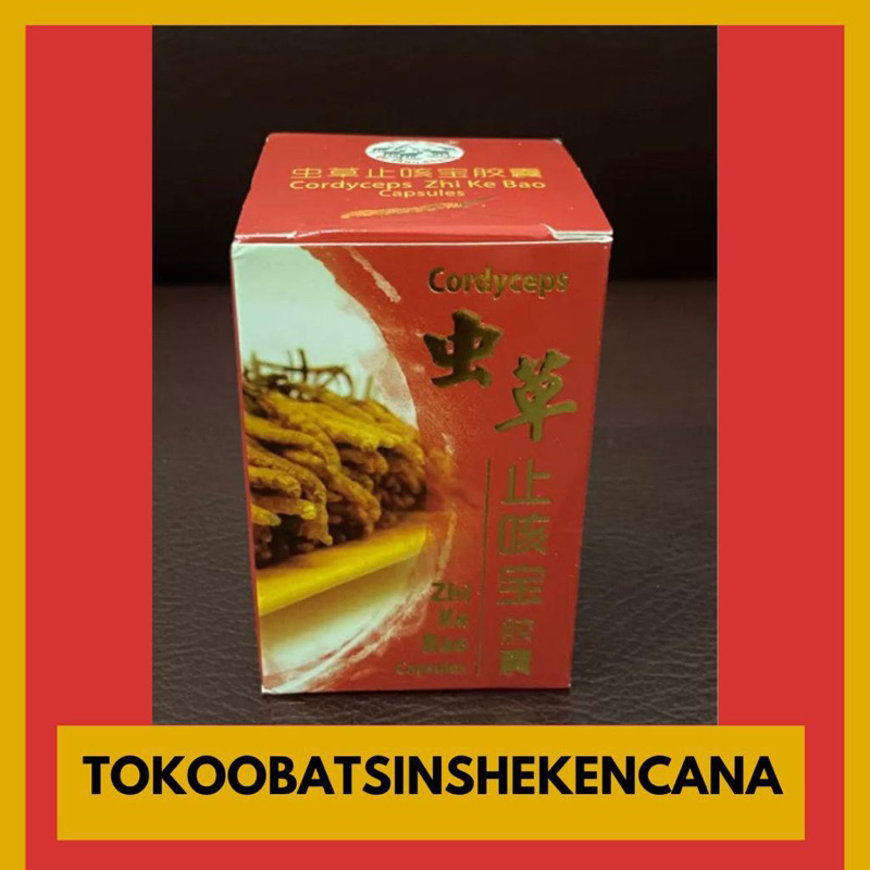 Zhi Ke Bso Capsules/Cordyceps zhi ke bao/Obat Batuk asli100%