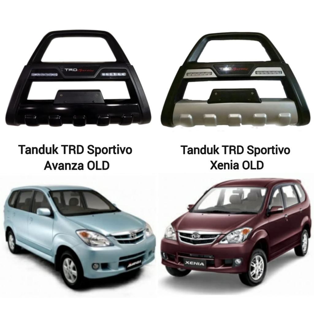 Tanduk TRD Sportivo Bumper Guard Model A PNP Avanza/Xenia Old