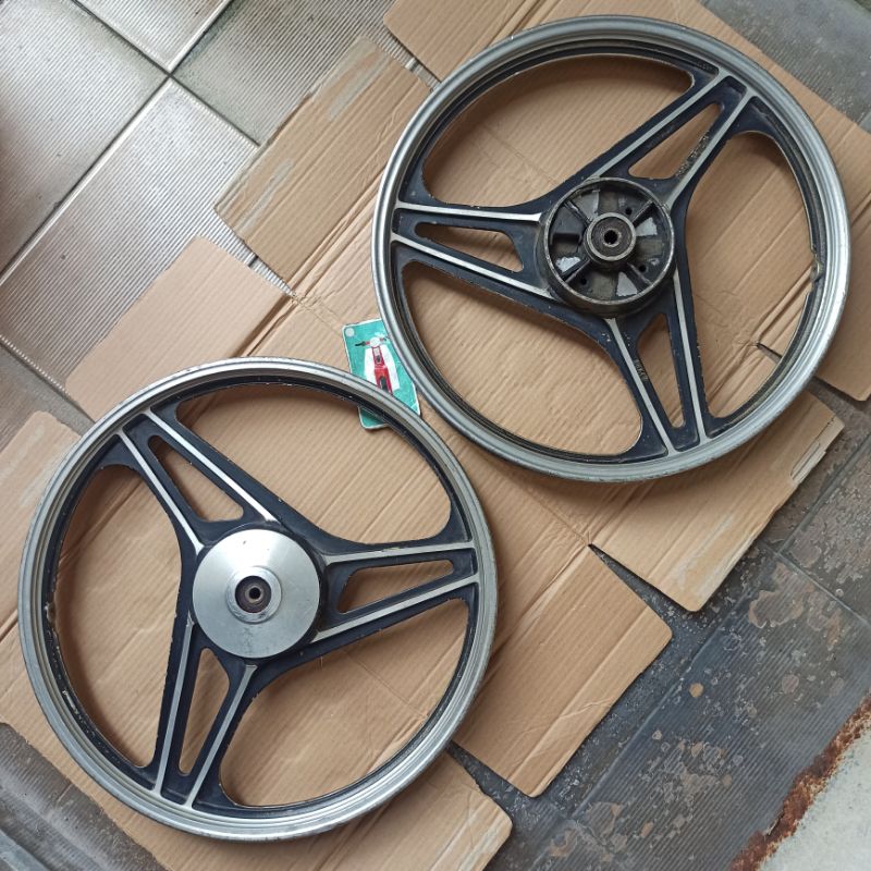 velg depan belakang jialing kancil jl100 ori original second bekas pnp c70 astrea 800 prima grand
