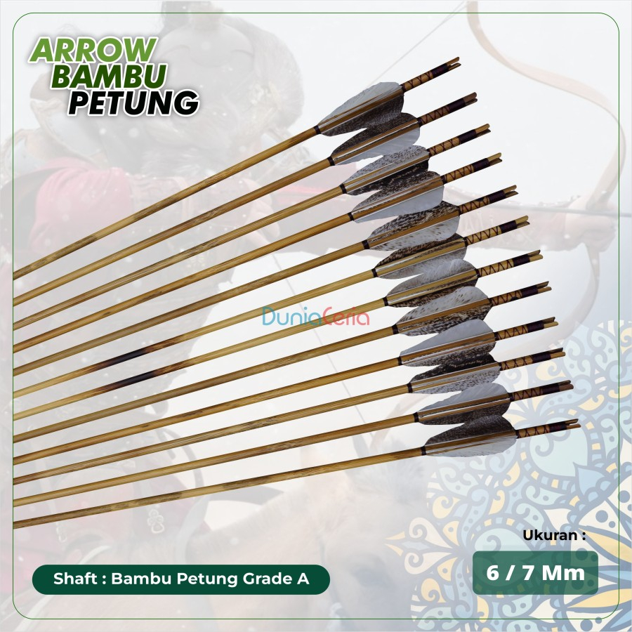 Arrow Bambu Petung 6mm 7mm Grade A