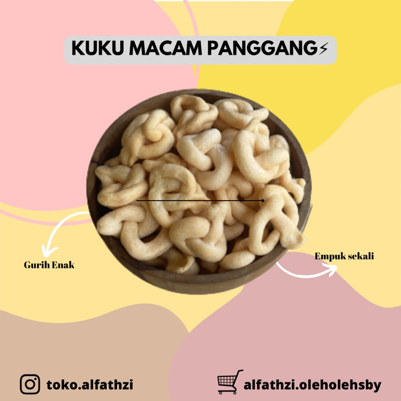 

(Oleh Oleh Surabaya) Kuku Macan Panggang Asli 100gr
