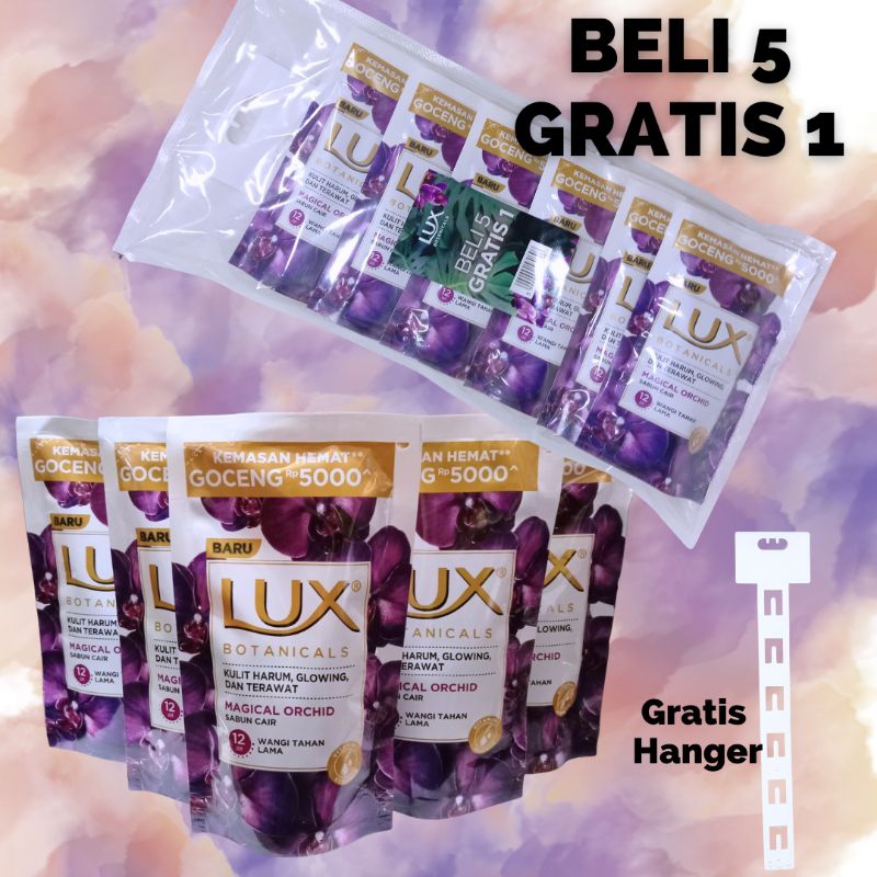 Sabun mandi LUX cair 5000 Beli 5 gratis 1