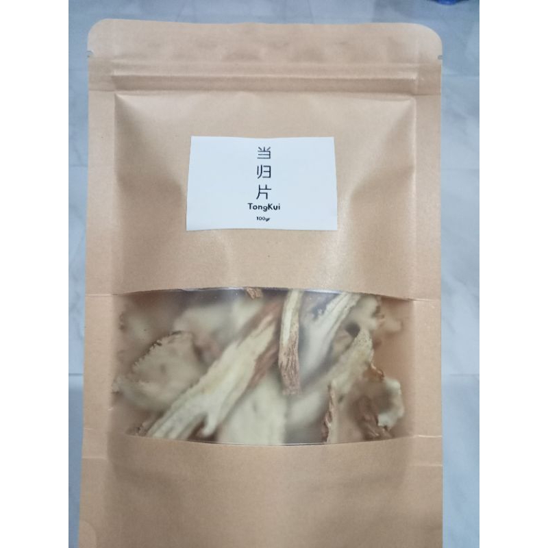 

no2,Dang Gui /Tong kui /当归片 （jamin wangi)100gr