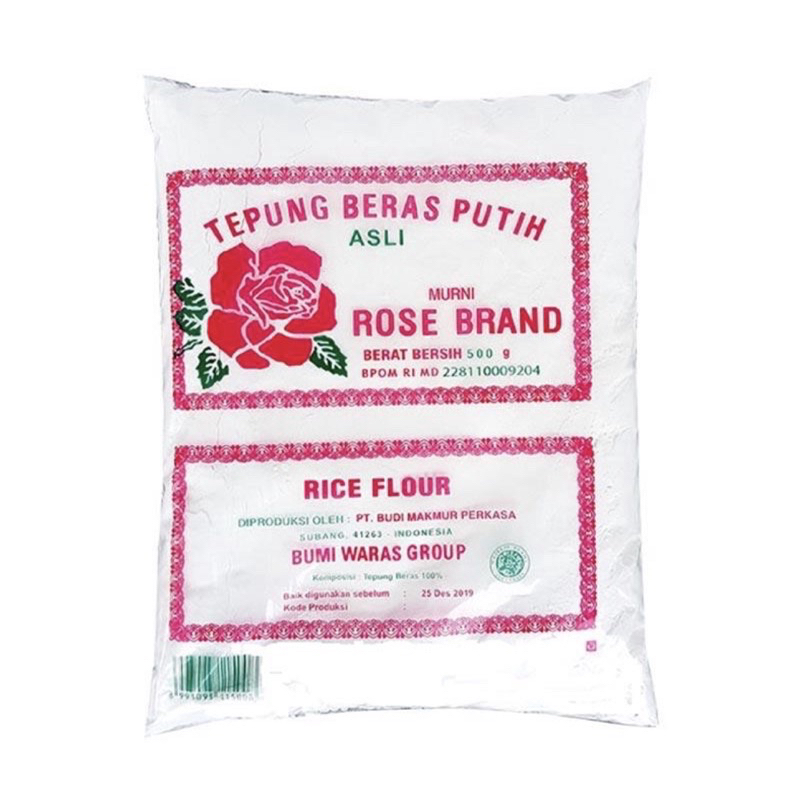 

Tepung beras Putih Rose Brand 500gr / Tepung beras RoseBrand 500gr