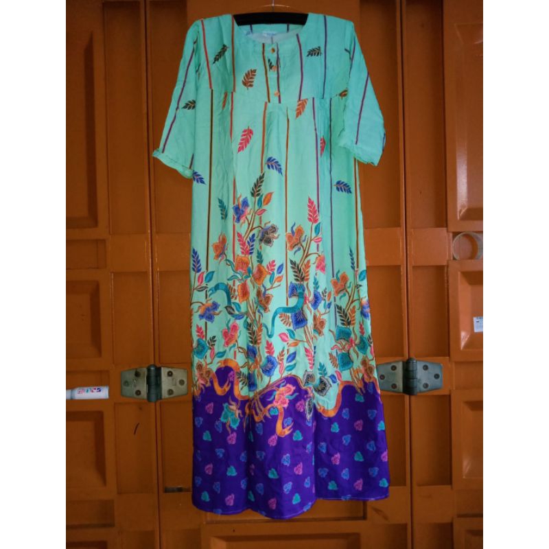 DASTER MERK PUTRI AYU TANGAN 3/4 LD 120 PB 128 SLEMPANG BUSUI JUMBO ADEM BAHAN RAYON