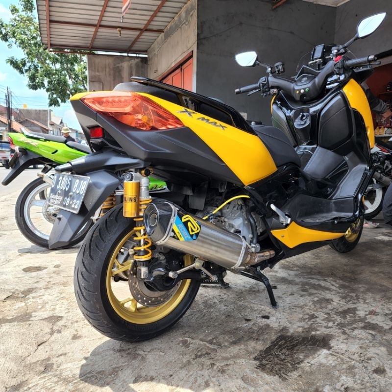 Knalpot ROB1 XMAX  250 - 300 cc OVAL XMAX CONNECTED