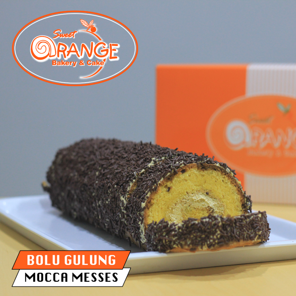 

[BEST SELLER] BOLU GULUNG MOCCA MESES - SWEET ORANGE BAKERY & CAKE