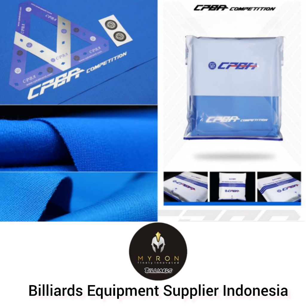 Kain Laken Cpba Competition~Electric Blue~Billiard Cloth 9 Feet