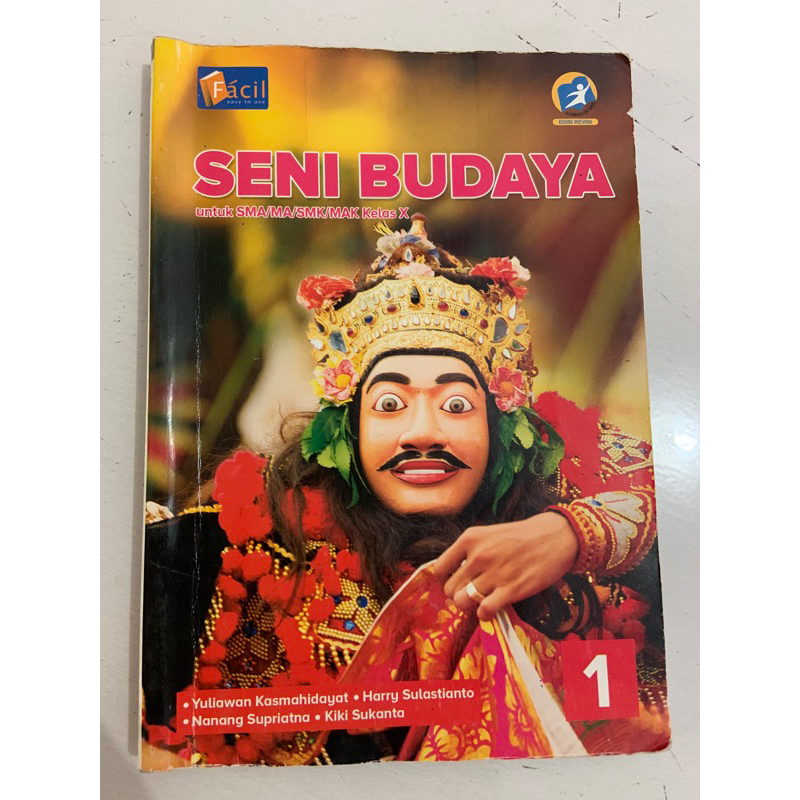 

Buku Seni budaya Facil Kelas 10 edisi revisi