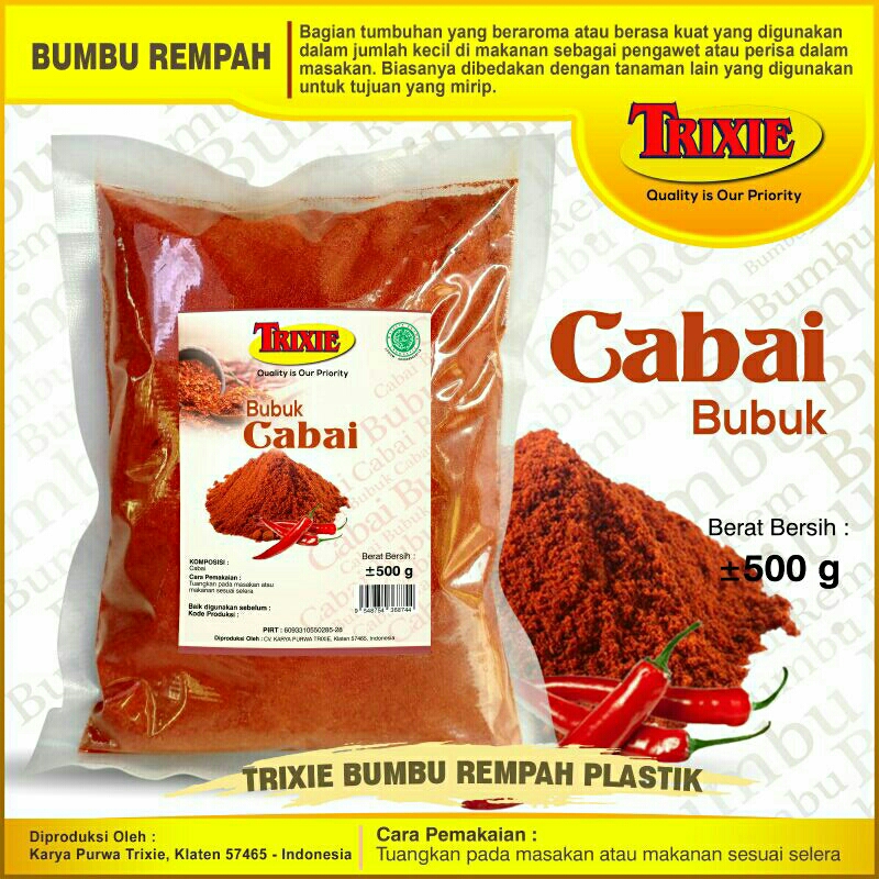 

Trixie Bumbu Rempah Kemasan Plastik Besar