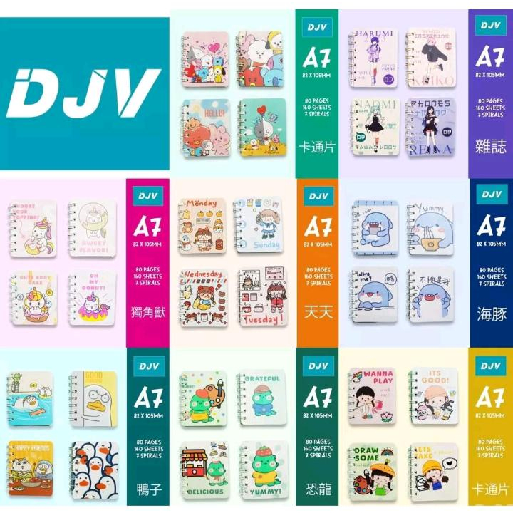 

READY NOTE BOOK RING BUKU MEMO KECIL ANAK UKURAN A7 ISI 80 LBR NOTE BOOK DJV ANAK DEWASA HARGA TTERTERA UNTUK 1 PCS NOTE BOOK