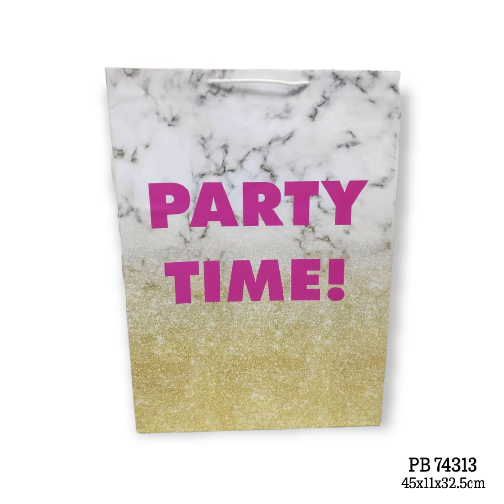 

TOKO MGK -Gift Bag Paper Bag Kantong Kado motif Pesta 45 x 32.5 x 11cm PB 74313