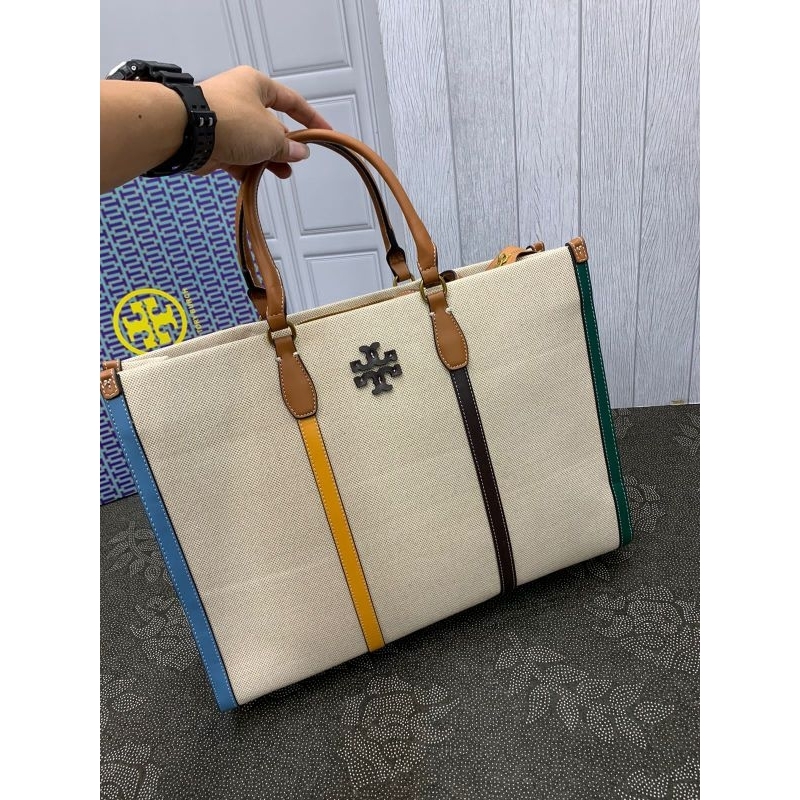 TOTE BAG LARGE | PREMIUM BAG | TORY BURCH BLAKE KANVAS JUMBO FREE PAPERBAG