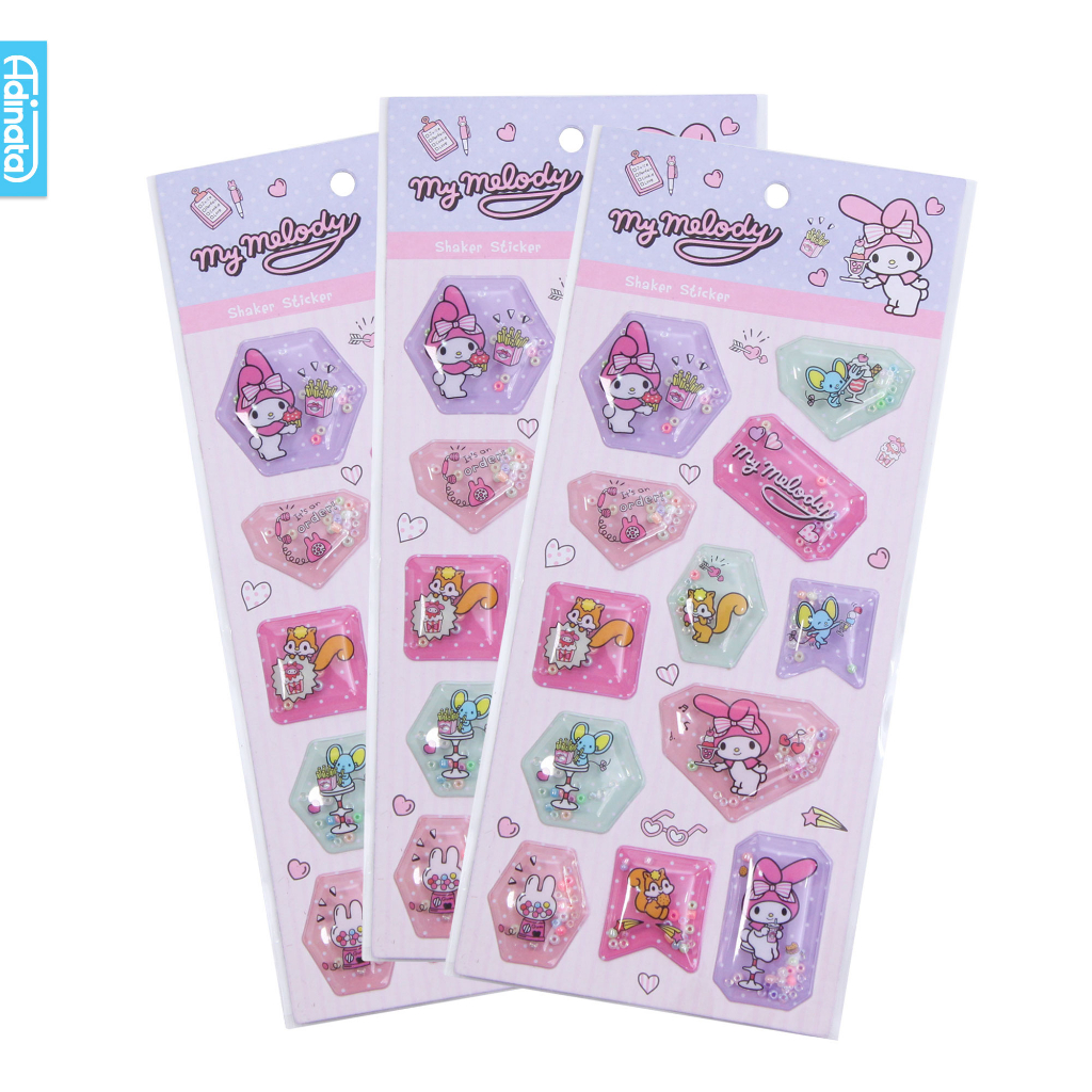 

My Melody Shaker Stickers 2313-6134- Adinata / Sticker