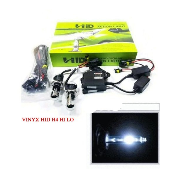 LAMPU DEPAN UTAMA HID H4 6000K PUTIH - 4300K KUNING JAUH DEKAT 1 SET MOBIL AVANZA - XENIA - INNOVA -