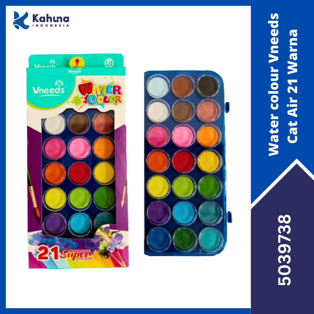 

Water colour Vneeds Cat Air 21 Warna / Cat Lukis [5039738]