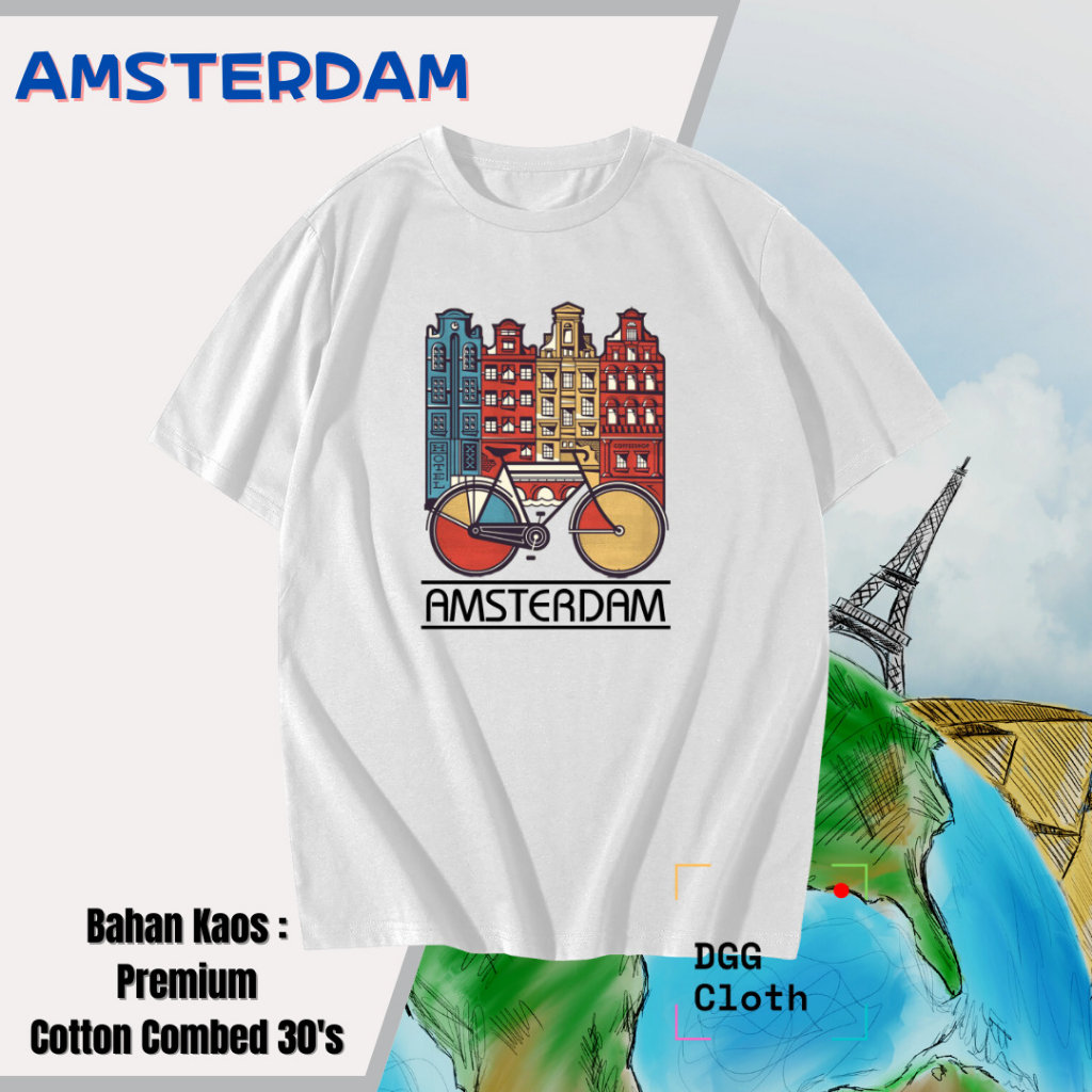 Kaos Belanda  , Baju Oleh Oleh Belanda Kaos Negara type 1