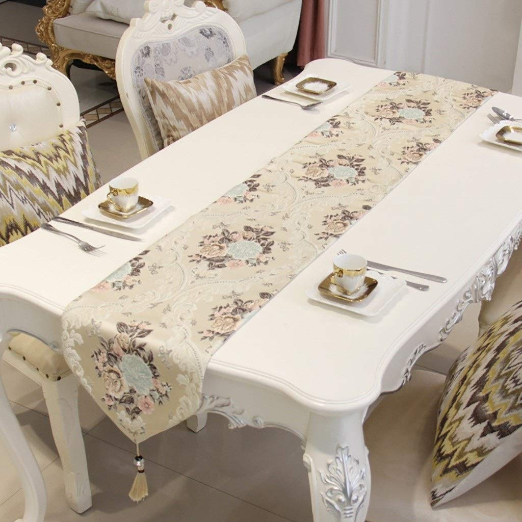 Taplak Meja Panjang 3,5 Meter Motif/ Table Runner Tassel EB Home 1904