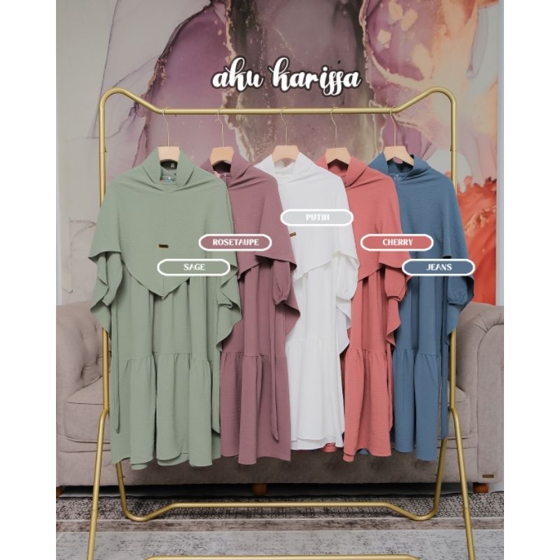 SET GAMIS NADIRA KIDS ORI AKU KARISSA GAMIS SYARI ANAK MUSLIMAH TERBARU KEKINIAN