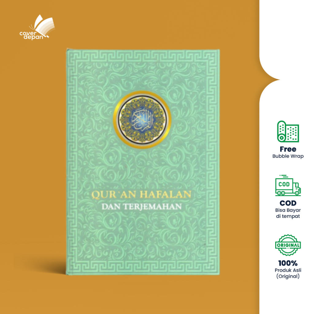 ALQURAN HAFALAN DAN TERJEMAHAN KECIL MOTIF DAUN