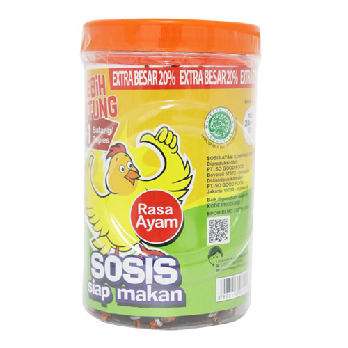 

Sosis So Nice Toples Ayam 25pcs