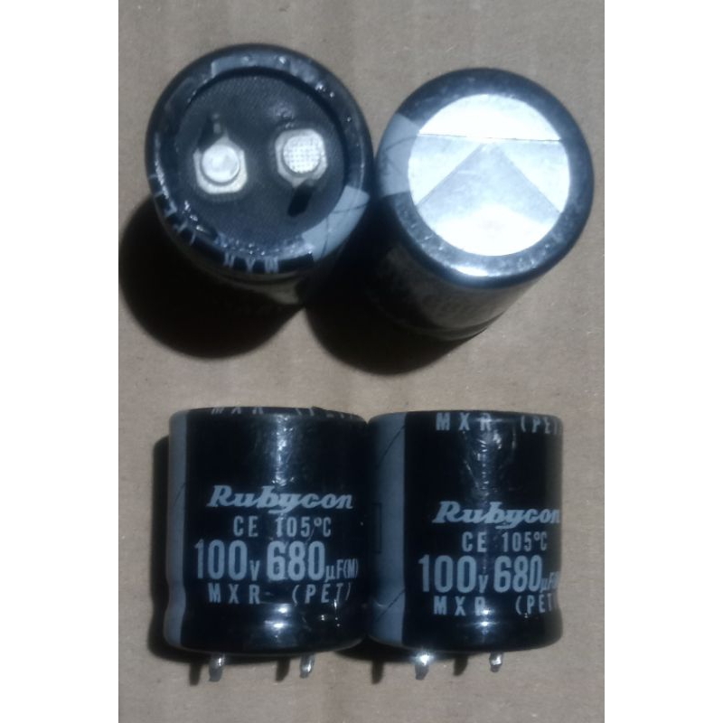elco 100v 680uf tinggi 2.5cm biamiter 2.2cm original bekas cabutan