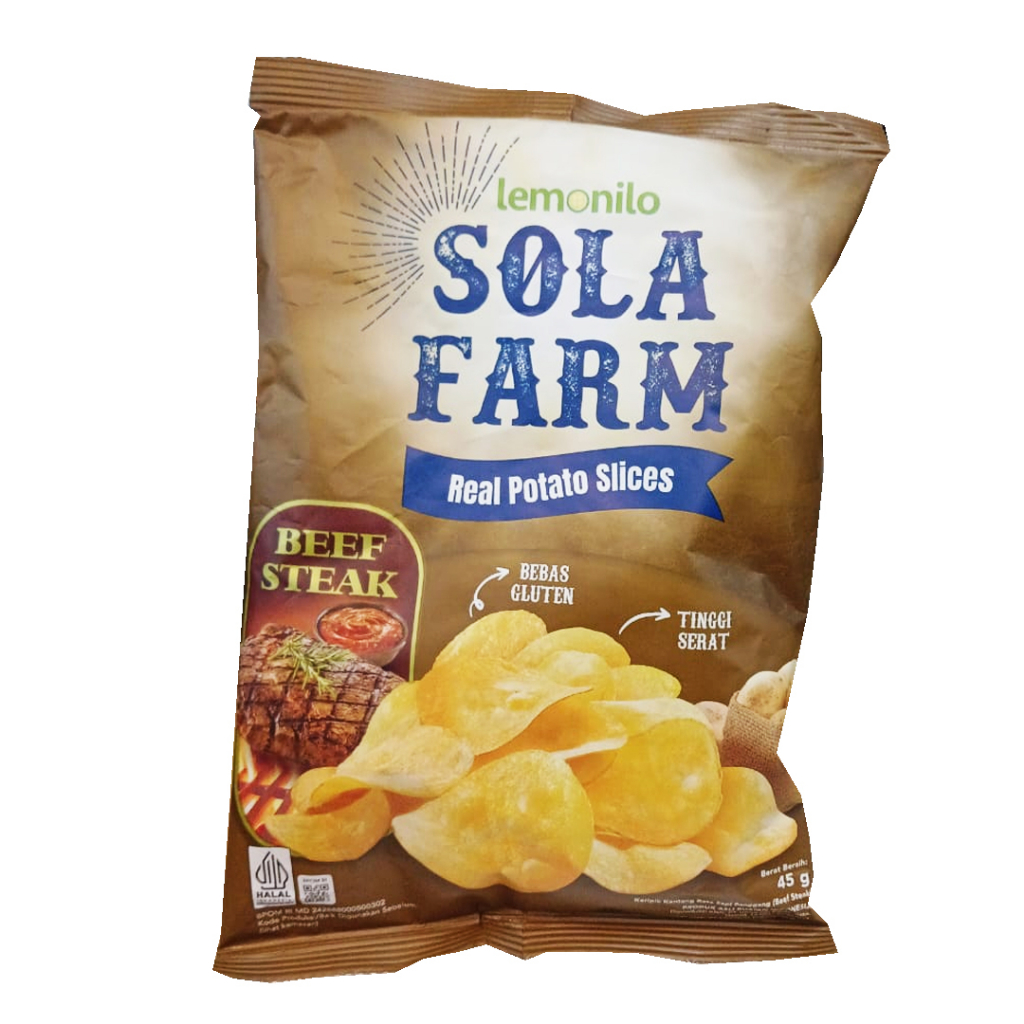 

LEMONILO SOLA FARM REAL POTATO SLICES BEEF STEAK 45g