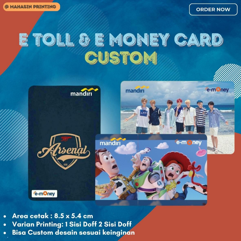 

Cetak KARTU E TOll / E Money Custom